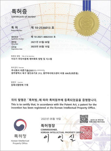 Drone Control Patent